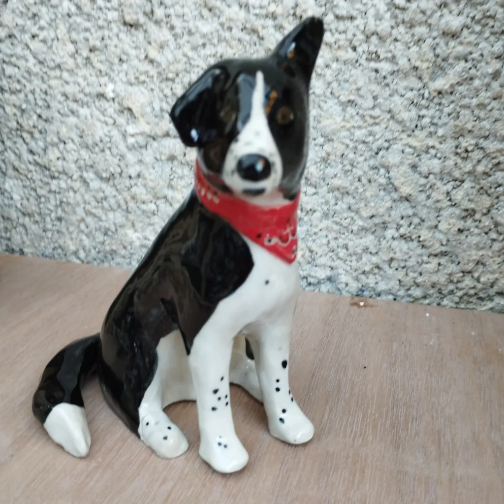 Toni le chien-grès blanc-engobes